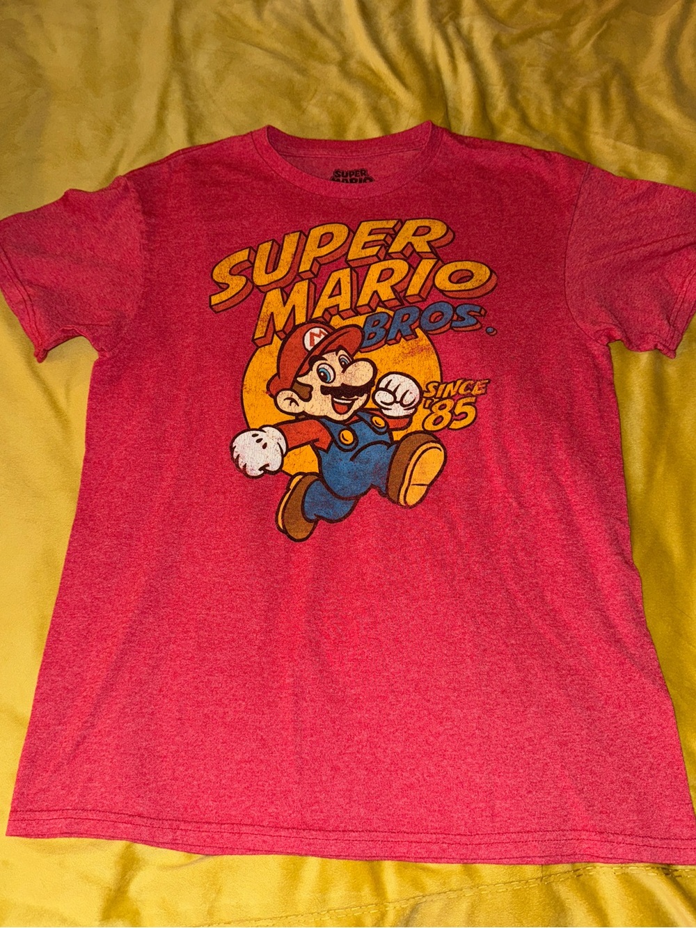Nintendo mens Red Graphic Tee